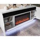 Alessia - Electric Fireplace With Multi Color LED And Flame Settings by HouseOfZazla