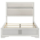 Miranda 54-inch Upholstered Queen Panel Bed White
