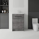 24 Inch Floating Bathroom Vanity with Ceramic Sink and Soft-Close Door by HouseOfZazla