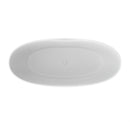 70.87 Inch Freestanding Solid Surface Soaking Bathtub