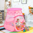 Pink Portable Kid Play House Play Tent with 100 Balls by LJGDeals