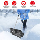 Rolling Snow Pusher Shovel with Adjustable Handle by LJGDeals