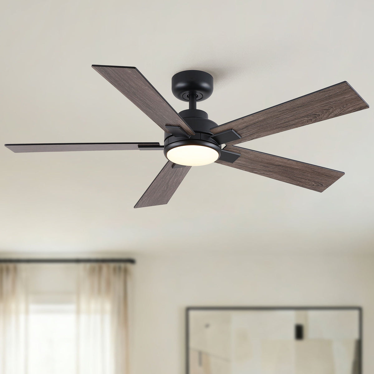 Reversible Motor Integrated LED Dimmable Ceiling Fan With Light, photo 32 of 40