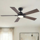 Reversible Motor Integrated LED Dimmable Ceiling Fan With Light by Unique Piece Furniture
