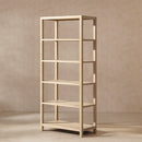 Ellis 71' Reclaimed Wood 5-Shelf Open Frame Bookcase