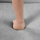 83" Modern Convertible Sleeper Sofa Bed with Storage Chaise,Gray