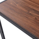 Creative Design Veneered MDF Wood Structure Rectangular Walnut Dining Table - Walnut by HouseOfZazla