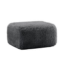 Aviana Ottoman Plush Fabric - Dark