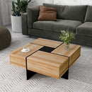 Wallace - Coffee Table With 4 Hidden Storage Compartments - Brown by Unique Piece Furniture