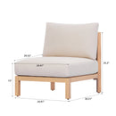 Acacia Wood Patio Furniture Club Chair by HouseOfZazla