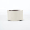 Nesting Ottomans, Round Coffee Table & Bench With Tray (Set of 2) by HouseOfZazla