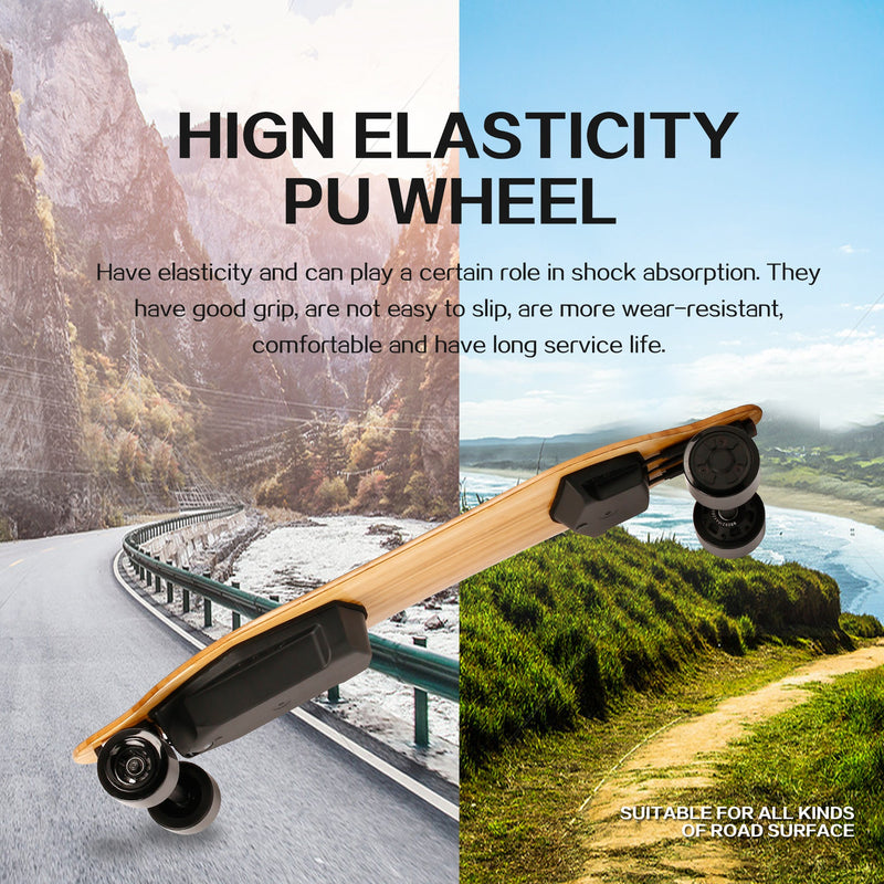 600Wx2 dual hub motors electric longboard 36V 9600mah battery electronic electric skateboard