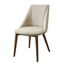 Willene - Polished Microfiber Side Chair (Set of 2) - Beige by HouseOfZazla
