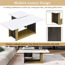 Small Square Coffee Table With End Table (Set of 2) by HouseOfZazla
