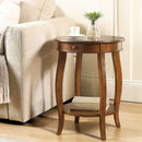 Alysa - Walnut Accent Table - Walnut by HouseOfZazla
