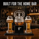 Kettlebell & Dumbbell Beer, Whiskey & Wine Dispenser Set