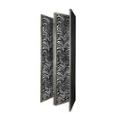 Room Divider, Herero 4 Panel Decorative Screen - Black by HouseOfZazla
