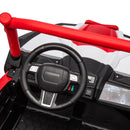 24V Ride On XXL UTV car for kid,2seater with two safety belts, Side by Side 4x4 Ride on Off-Road Truck with Parent Remote Control, Battery Powered Electric Car w/High Low Speed, two safety belts.