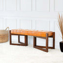 Riley - Bench - Brown / Rustic / Tan by HouseOfZazla