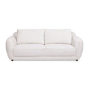 Sharon - Puffy Arm Sofa - Alpaca Off-White by HouseOfZazla