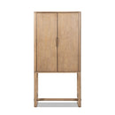 Nolan - Bar Cabinet With Wine Storage - Brown by HouseOfZazla