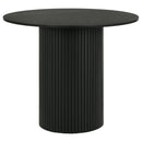 Hamlyn 5-piece Round Wood Counter Height Dining Set Black