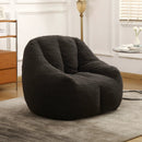 Comfy Bean Bag Chair With Memory Foam Filler, Tufted Soft by Unique Piece Furniture