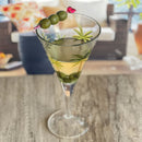 Leadingware V Shaped Unbreakable Plastic Wine Glasses, 14Oz (Set of 4) - Clear by HouseOfZazla
