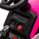 Ride on Tractor with Trailer,24V Battery Powered Electric Tractor Toy, 200wx2motor 1.86-4.97MPH/Remote Control,electric car for kids,Three speed adjustable,USB,MP3, Bluetooth,LED light, safety belt