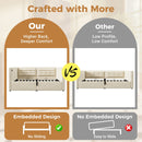 Upholstered Hydraulic Storage Daybed With USB & Type C Charging by HouseOfZazla