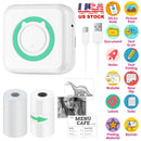 Pocket Wireless Thermal Printer Portable Mini Sticker Maker Machine Rechargeable Inkless Photo PrinterÊfor Printing Label Journal Study Notes Memo Pho by GBruno Store