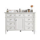 James Martin Brittany 48" Single Bathroom Vanity, Bright White