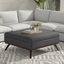 Owen - Multifunctional Square Coffee Table Storage Ottoman by Unique Piece Furniture