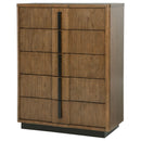 Moraga - 5 Drawer Chest Of Drawers - Ash Brown by HouseOfZazla