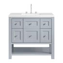 James Martin Breckenridge 36" Single Bathroom Vanity, Serenity Blue