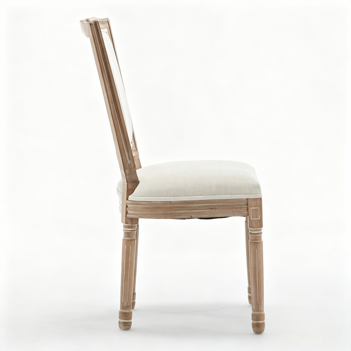 Farmhouse Solid Wood Frame Dining Chairs with Cushioned, photo 5 of 10