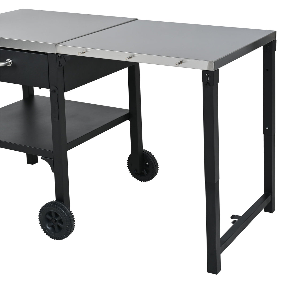 Foldable Outdoor Kitchen Cart With Storage For Patio, photo 29 of 35