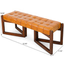 Riley - Bench - Brown / Rustic / Tan by HouseOfZazla