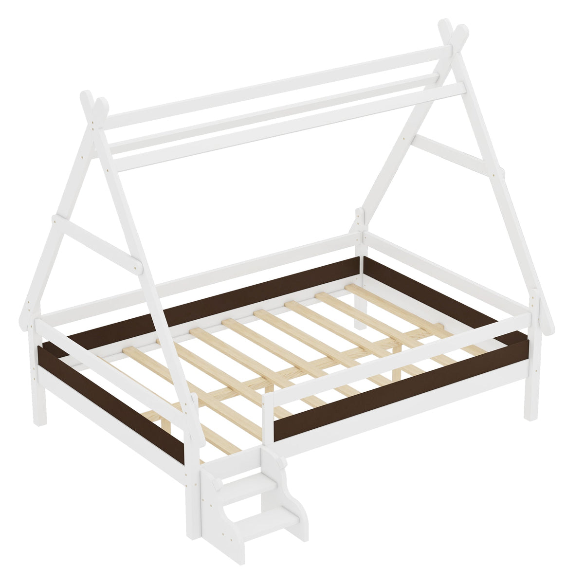 Full House Platform Bed with Stairs, photo 10 of 10