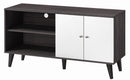 Amidon - TV Stand, With 2 Storage Shelves And 1 Cabinet by HouseOfZazla
