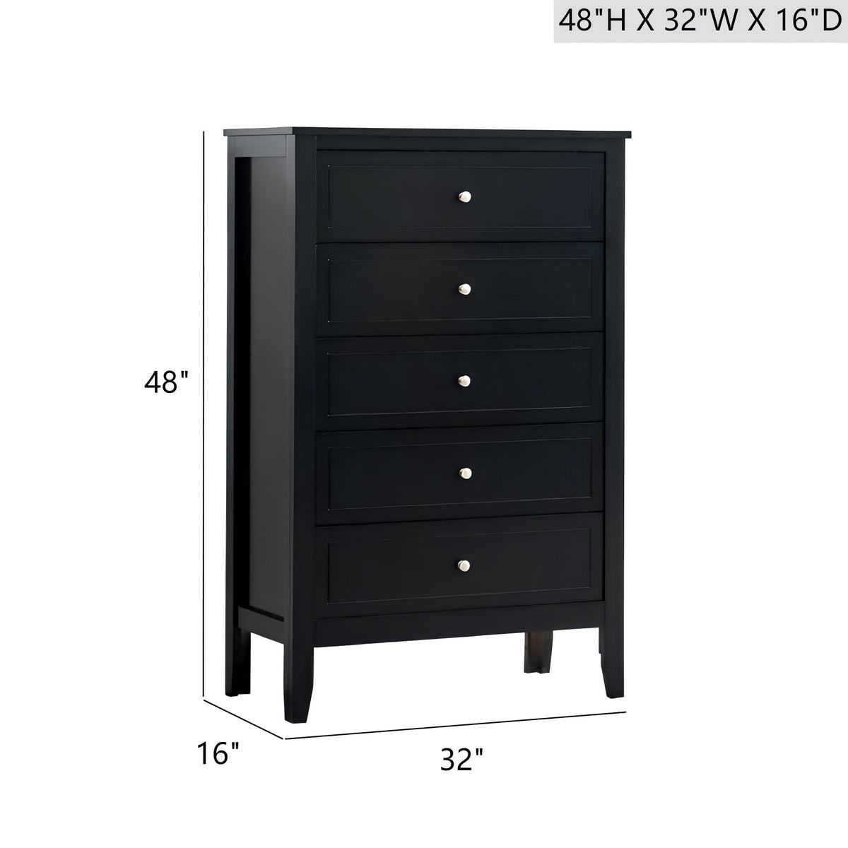 Daniel - Chest, 5 Drawer Storage Unit, photo 38 of 40