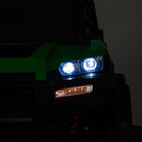 24V 2-Seater UTV-XXL Ride On Truck with Dump Bed for kid,Ride On 4WD UTV with 6 Wheels,Foam Tires, Suitable for Off-Roading,remote control,Three-Point Safety Harness