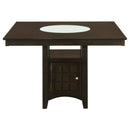 Gabriel 5-piece Square Counter Height Dining Set Cappuccino