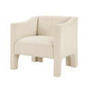 Barrel Accent Chair With Enclosed Arms by HouseOfZazla
