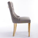 Nikki - Modern, High-End Tufted Dining Chair (Set of 2) by HouseOfZazla