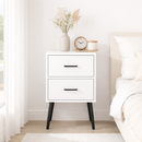 Modern 2-Drawer Nightstand