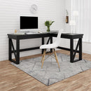 Crestwood - Lift Top L Desk - Black by HouseOfZazla
