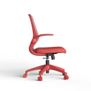 Ergonomic Color Office Chair - 350LBS Capacity, Red