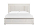 Kingston - Complete Panel Bed With Upholstered Headboard