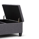 Harrison - Upholstered Coffee Table Storage Ottoman by Unique Piece Furniture
